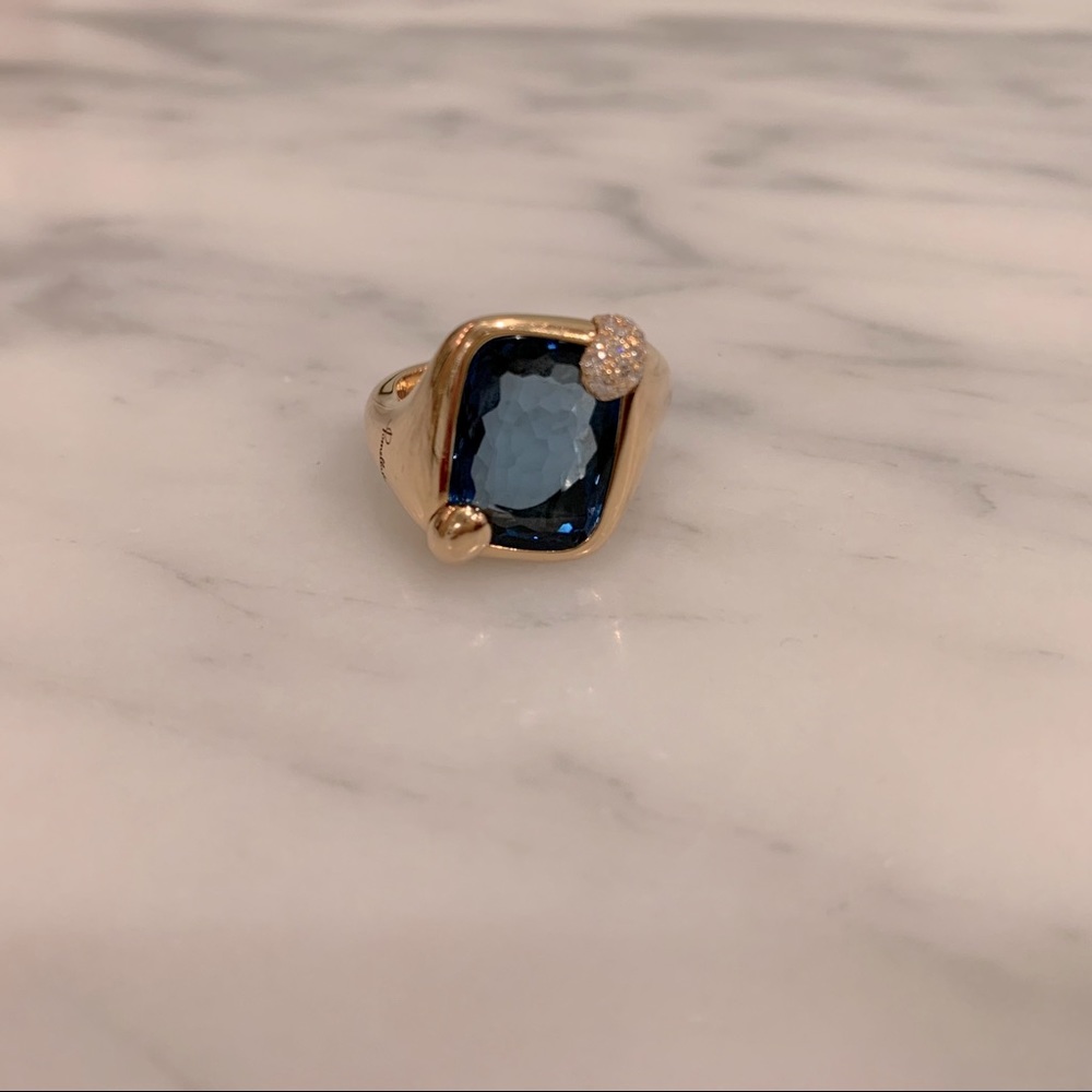 Pomellato Ritratto Topaz & Diamond Ring